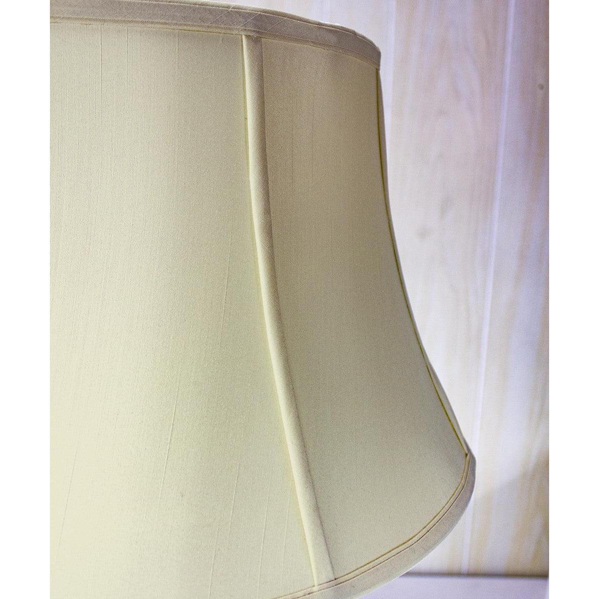 19"W x 11"H Egg Shell Floor Shantung Lampshade