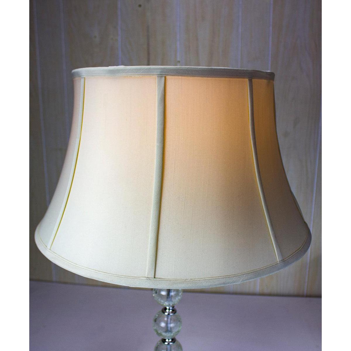 19"W x 11"H Egg Shell Floor Shantung Lampshade