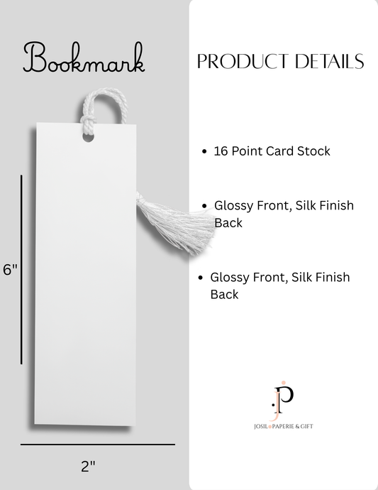 Blue Hydrangea Bookmark | Decorative Bookmark by JOSIL Paperie