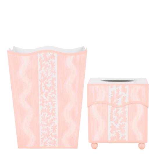 a pair of tissue boxes