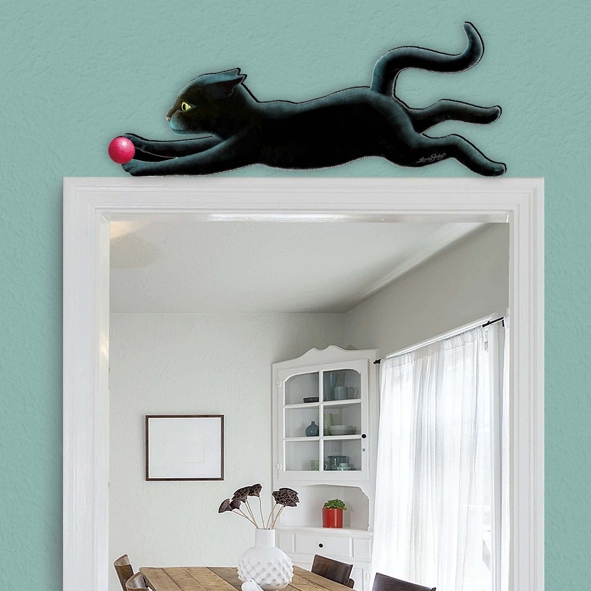 Black Cat Home Decor Outdoor Decor by L. Seeley - Pet Decor - 8512073F-LS