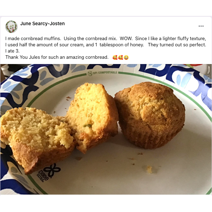gfJules Gluten Free Cornbread Mix