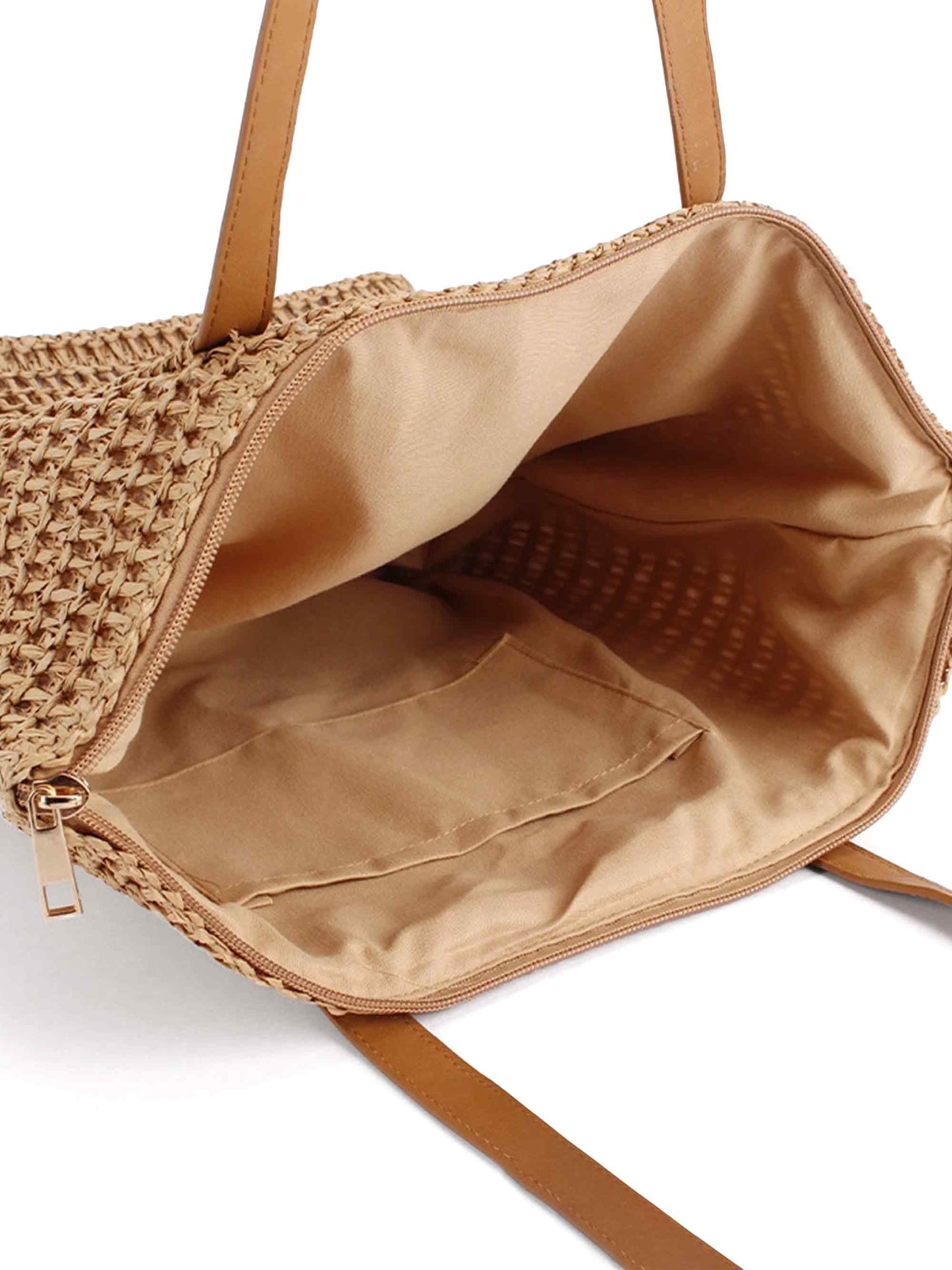 Woven Tapered Tote Bag