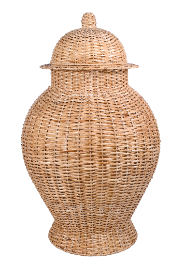 a close up of a basket