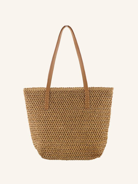 Woven Tapered Tote Bag