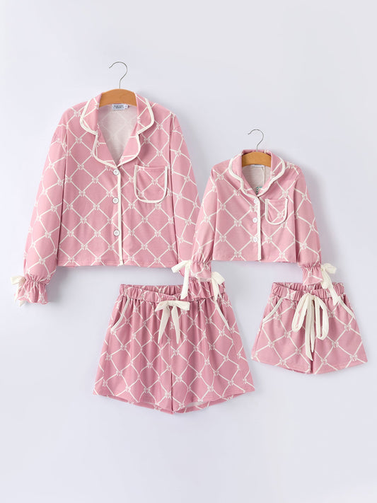 a group of pink pajamas