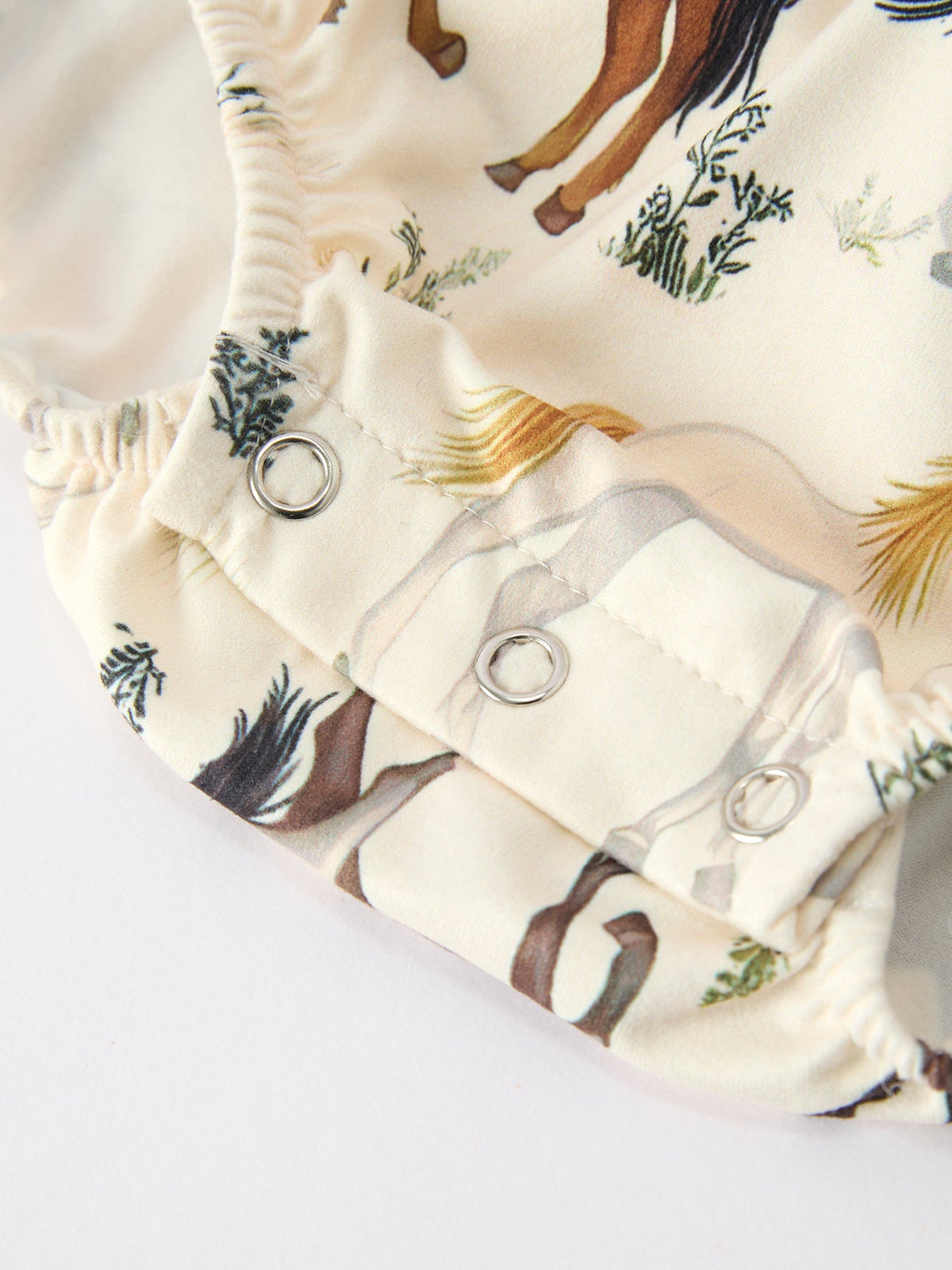a close up of a cloth diaper