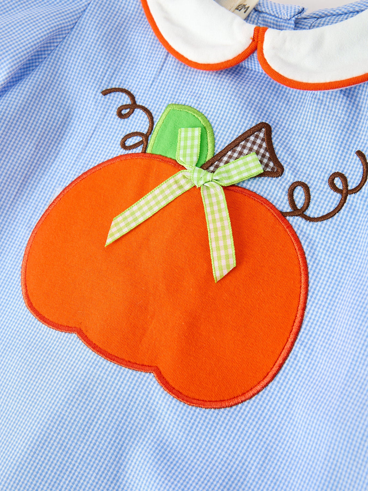 a close up of a pumpkin patch