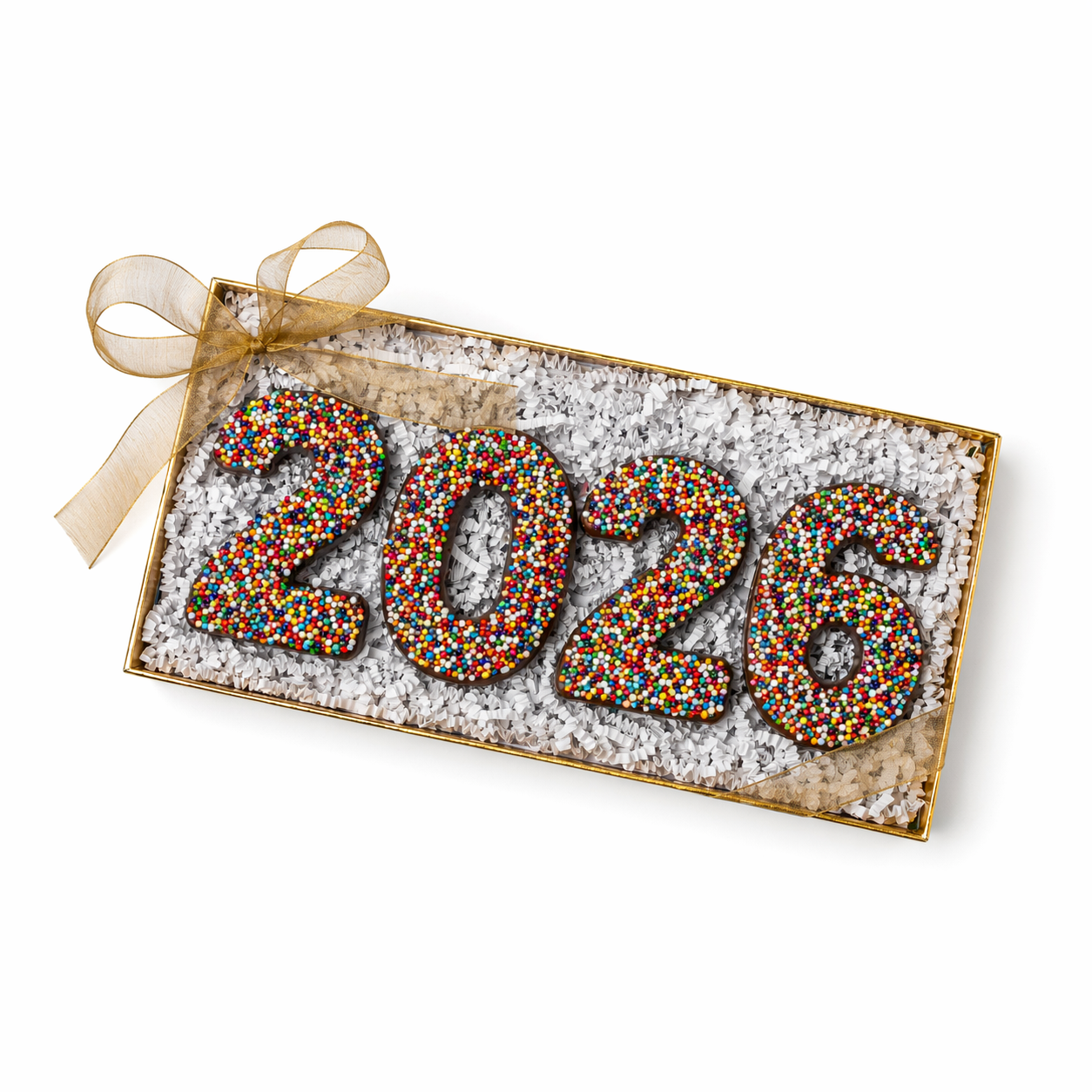 Year Number Box with Nonpareils