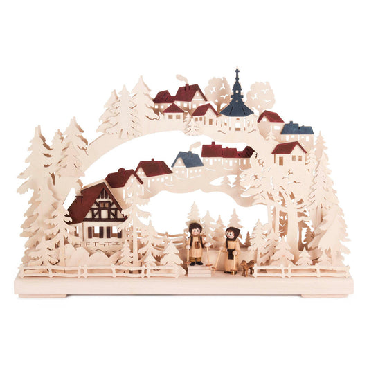 Lighted Arch (Schwibbogen) - Classic - Winter Wonderland