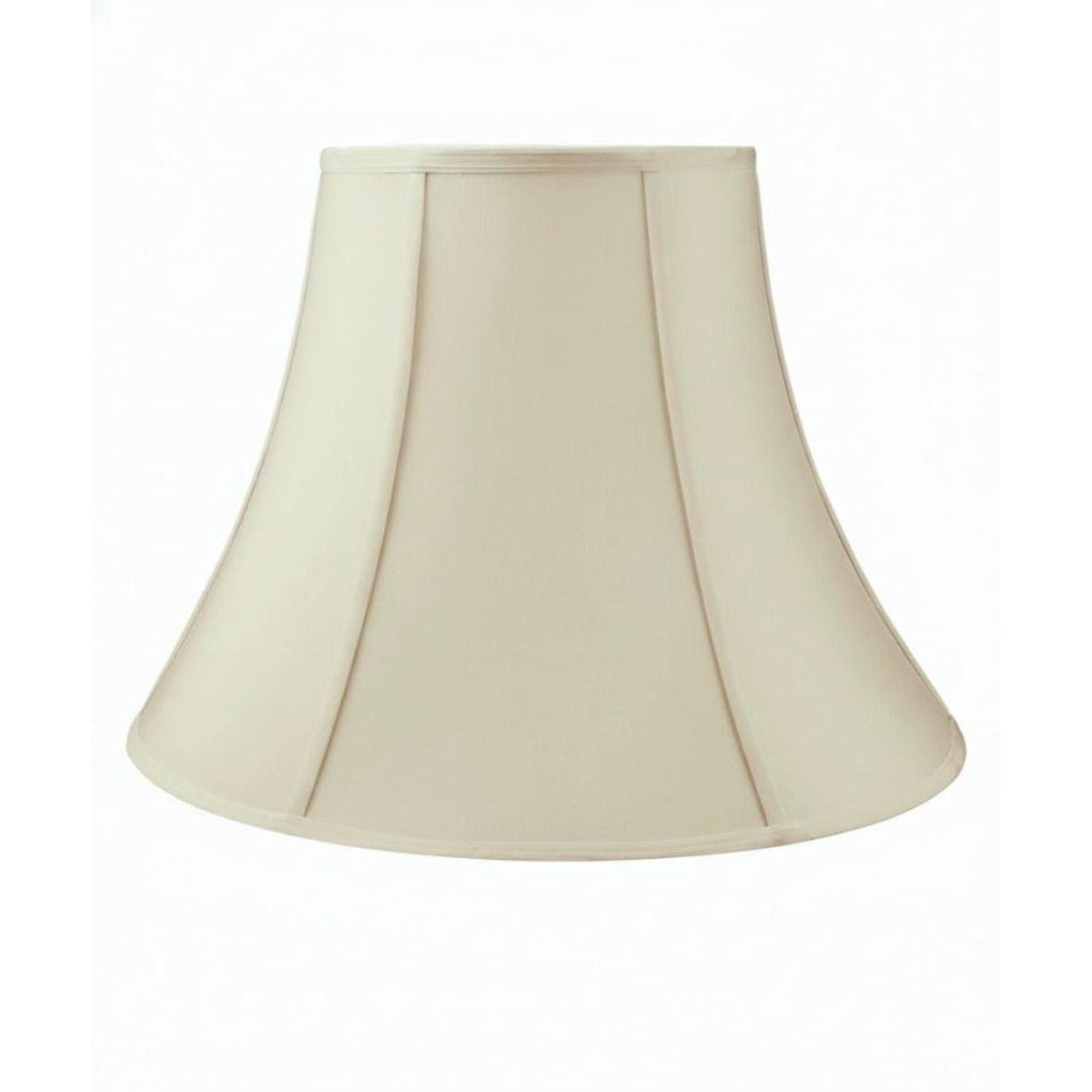 20"W x 15"H Egg Shell Shantung Bell Lampshade