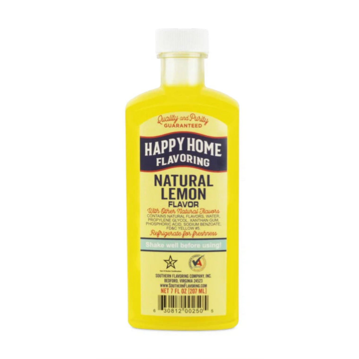 Happy Home "Natural Lemon" Flavoring 7 oz.
