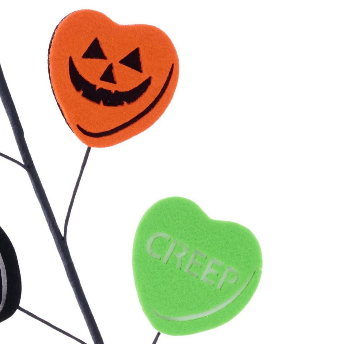 23" Halloween Candy Heart Spray