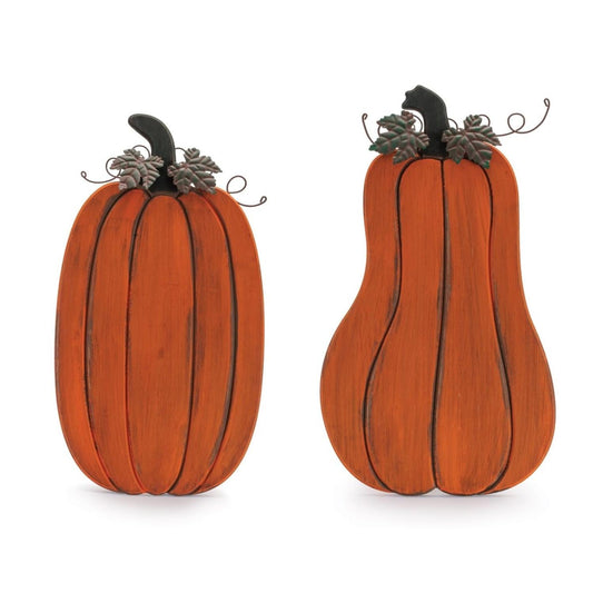 23" Wood Pumpkin