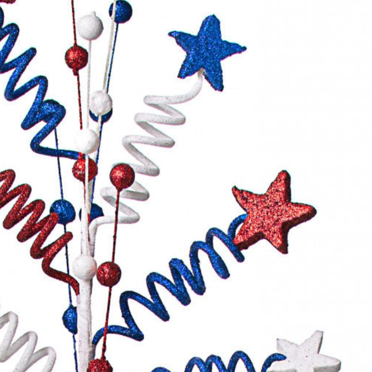 24" Patriotic Star Ball & Twist Spray