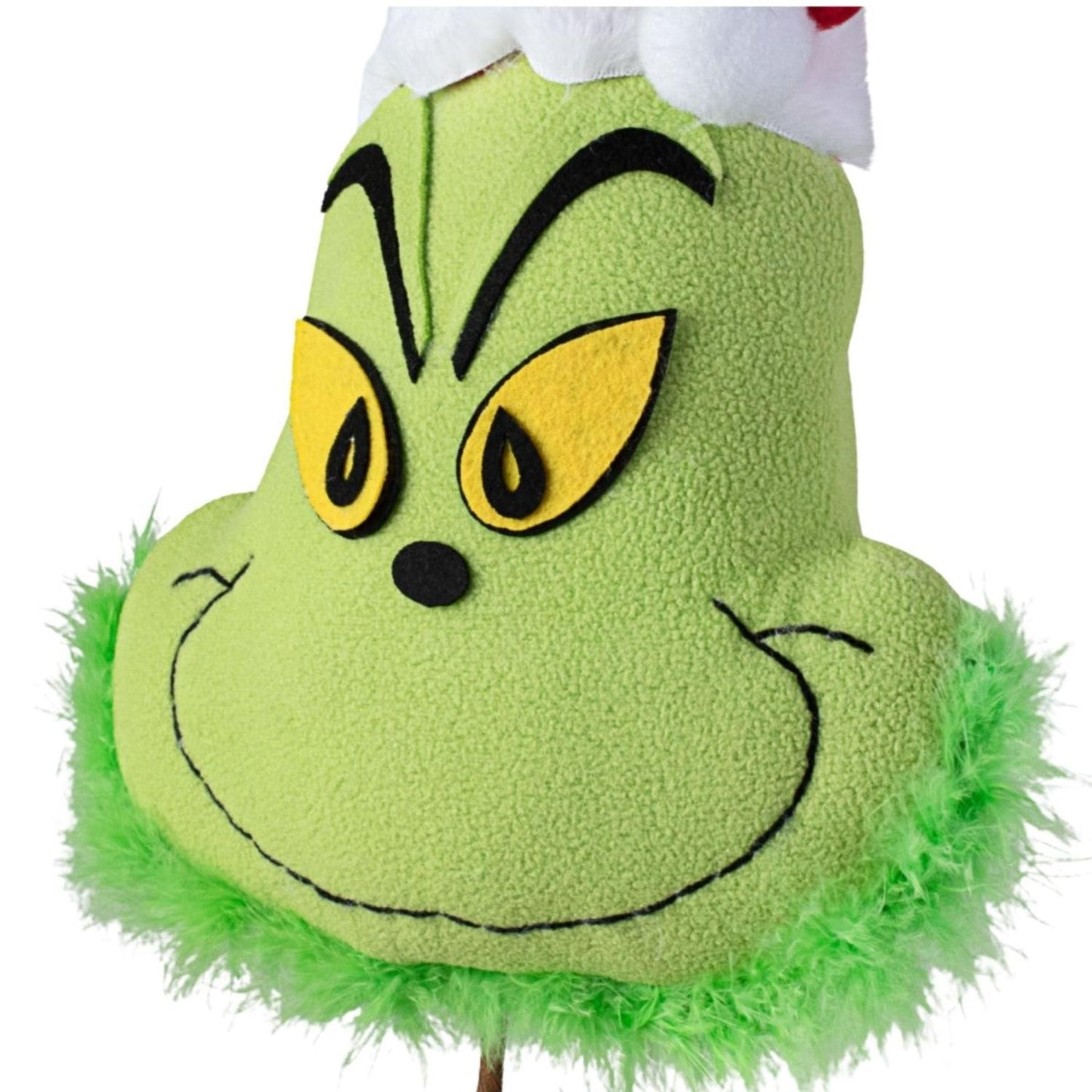 24" Plush Green Monster Head Pick