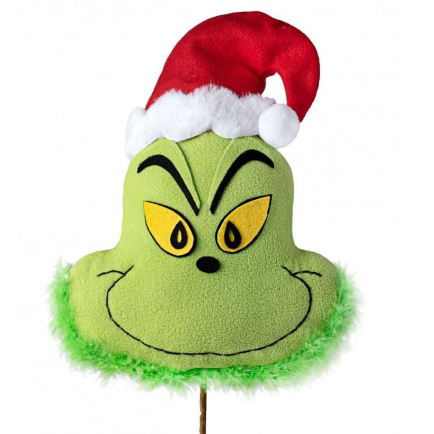 24" Plush Green Monster Head Pick