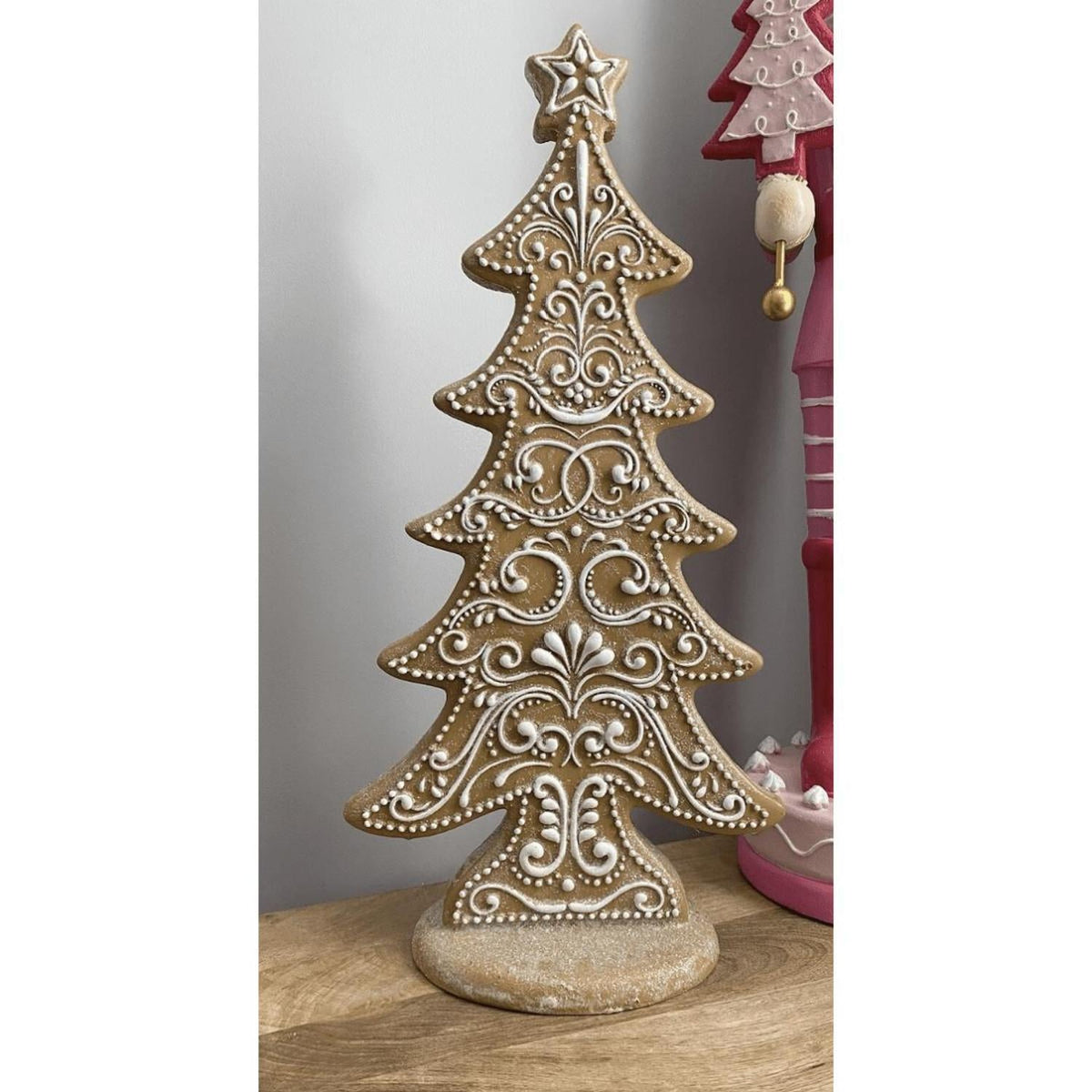 24" Resin Gingerbread Tree