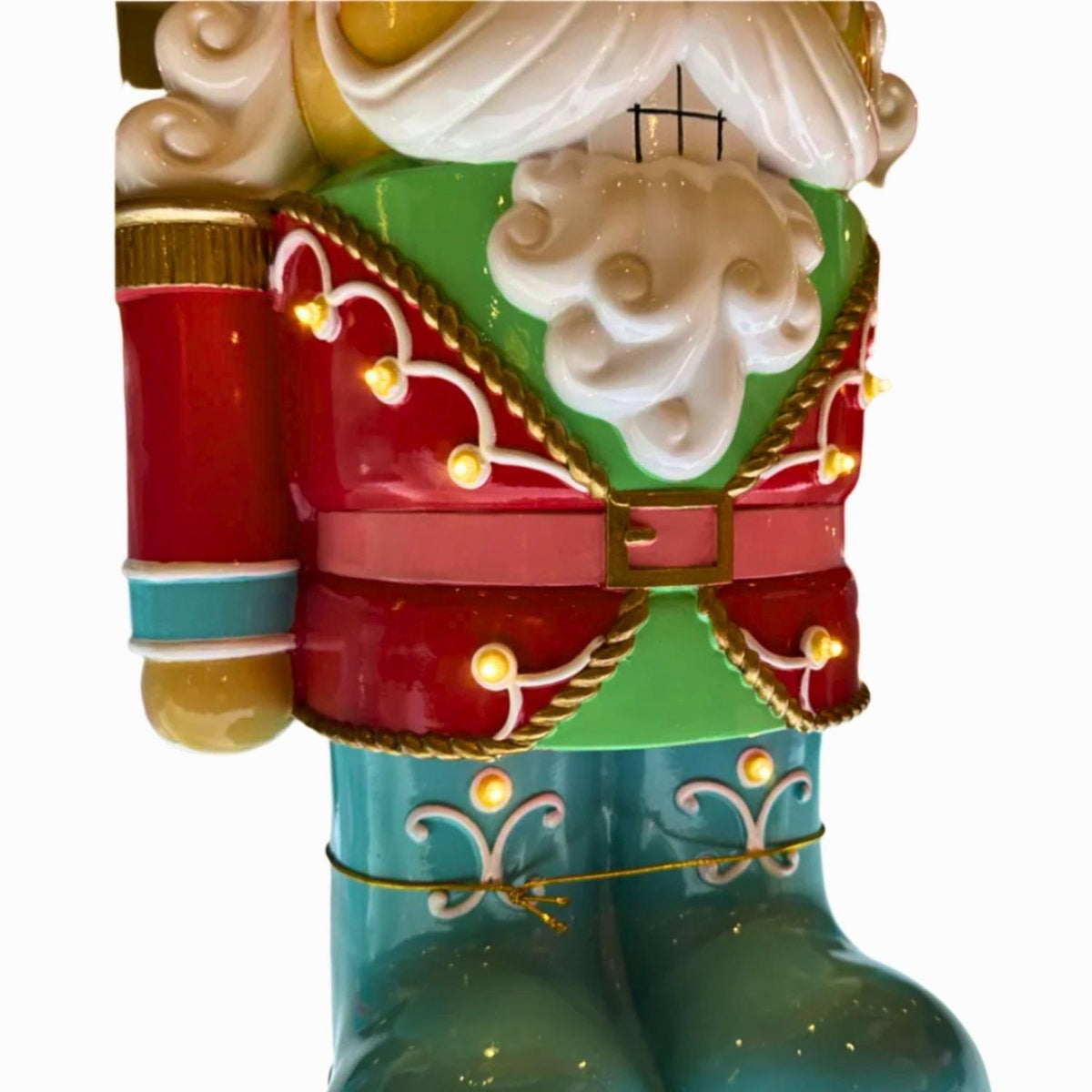 24" Retro Pastel LED Nutcracker