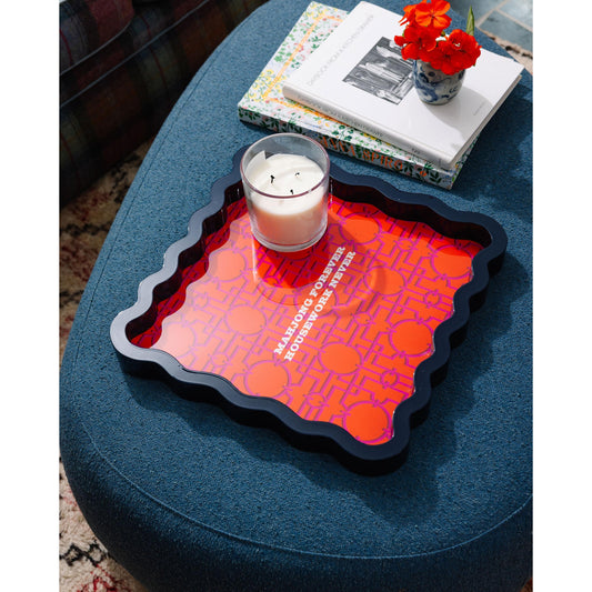 Mahjong Large Lacquer Tray