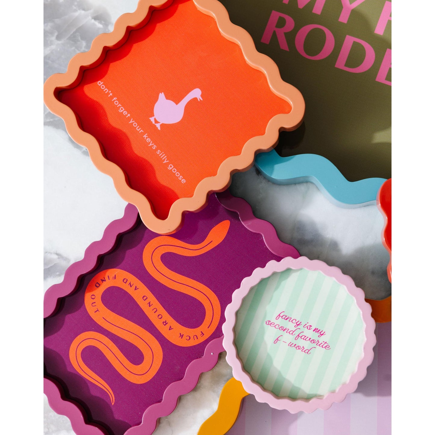 Silly Goose Lacquer Tray