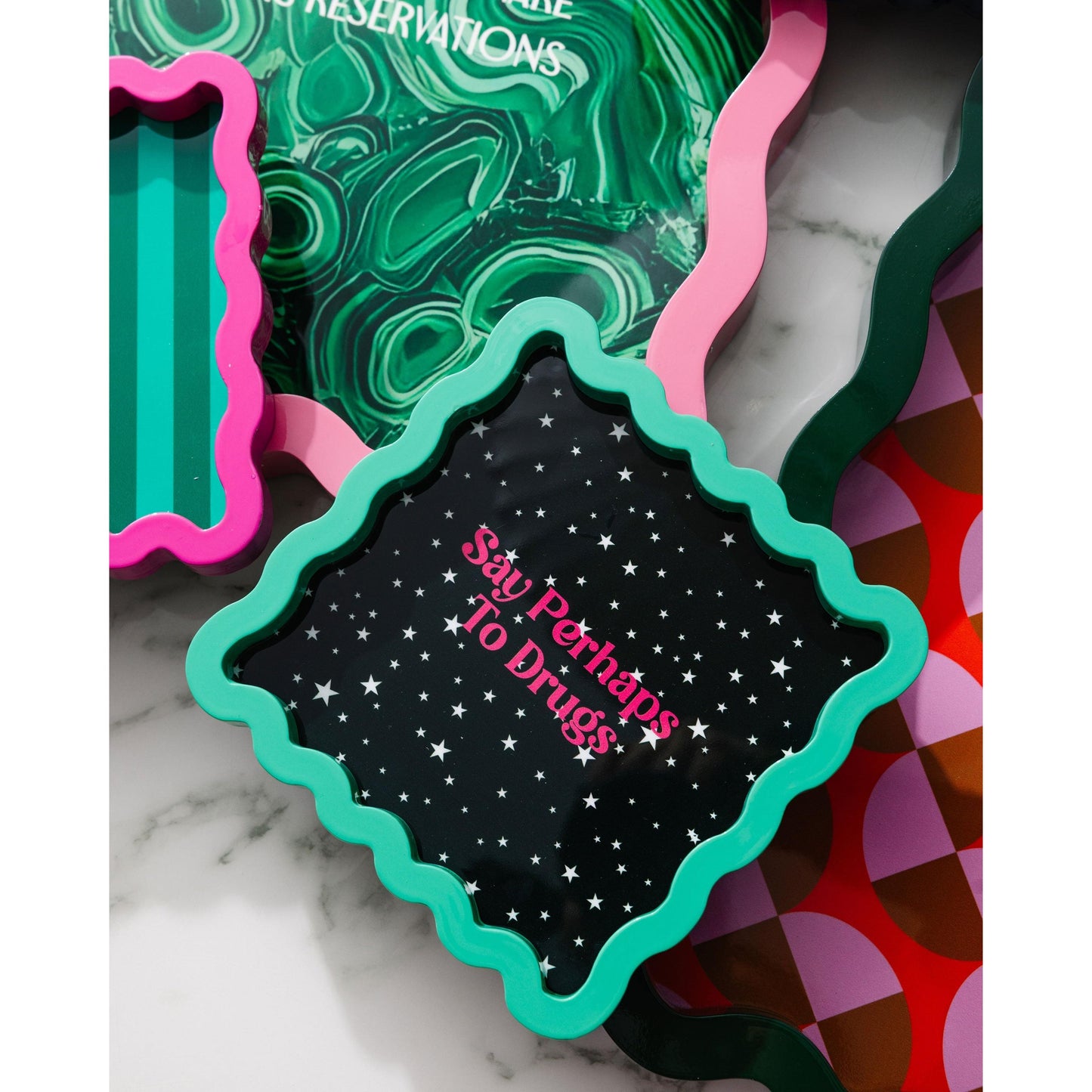 Perhaps to Drugs Lacquer Tray
