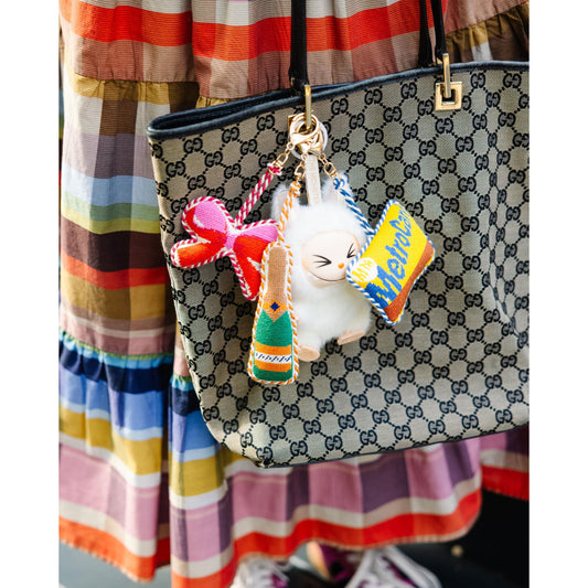 Champagne Bottle - Bag Charm