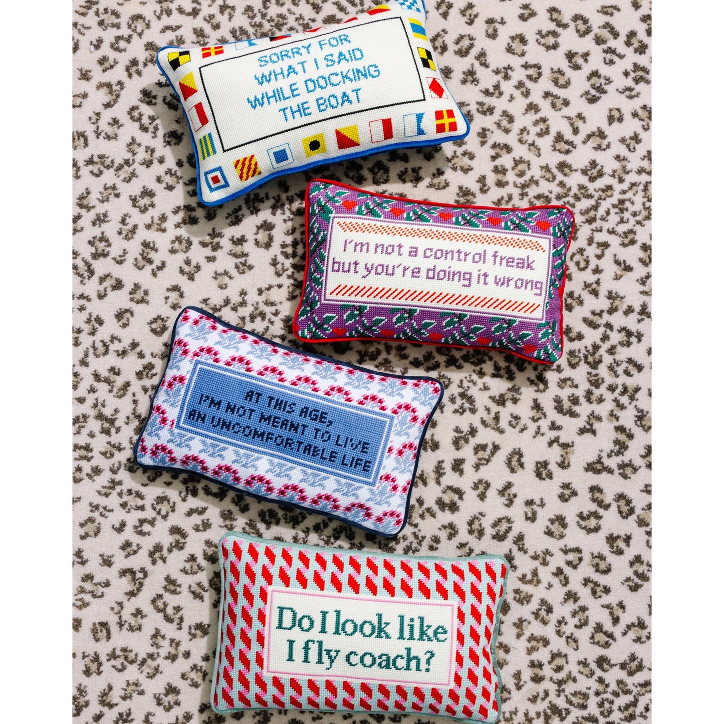 Control Freak Needlepoint Pillow