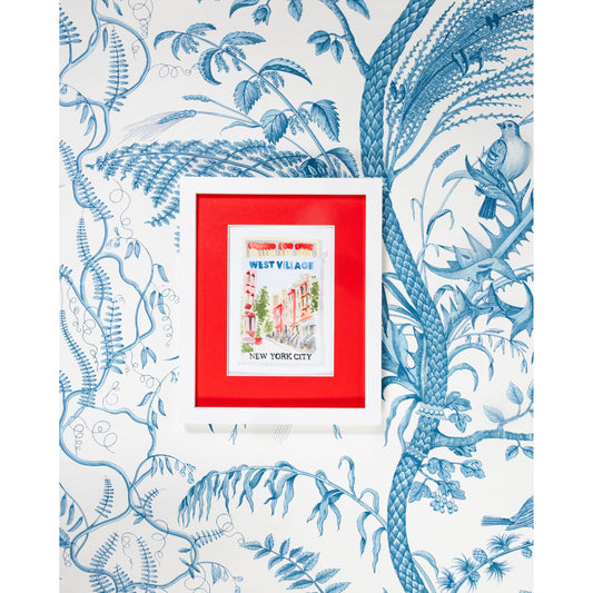 West Village NYC Matchbook Art Print
