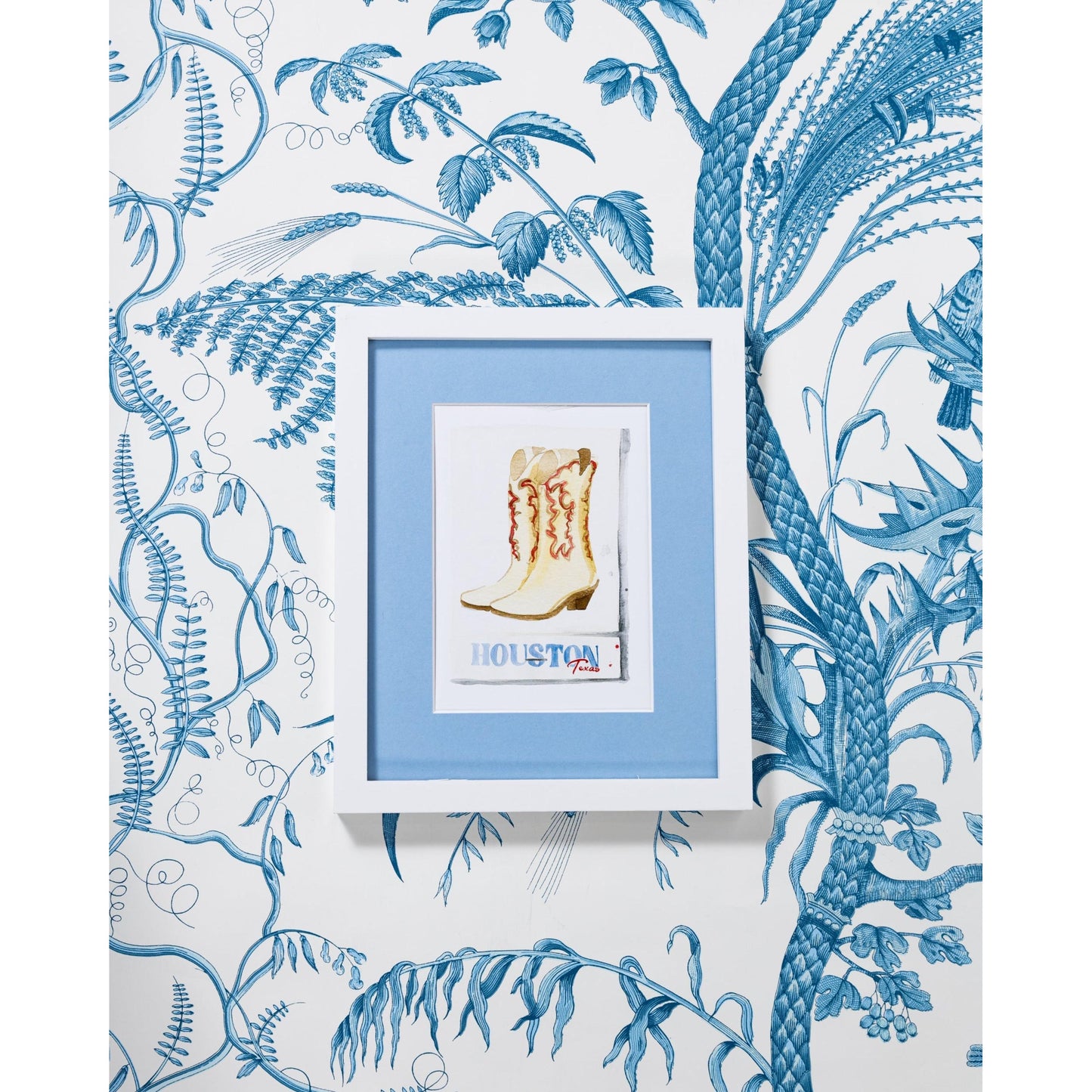 Houston Matchbook Art Print