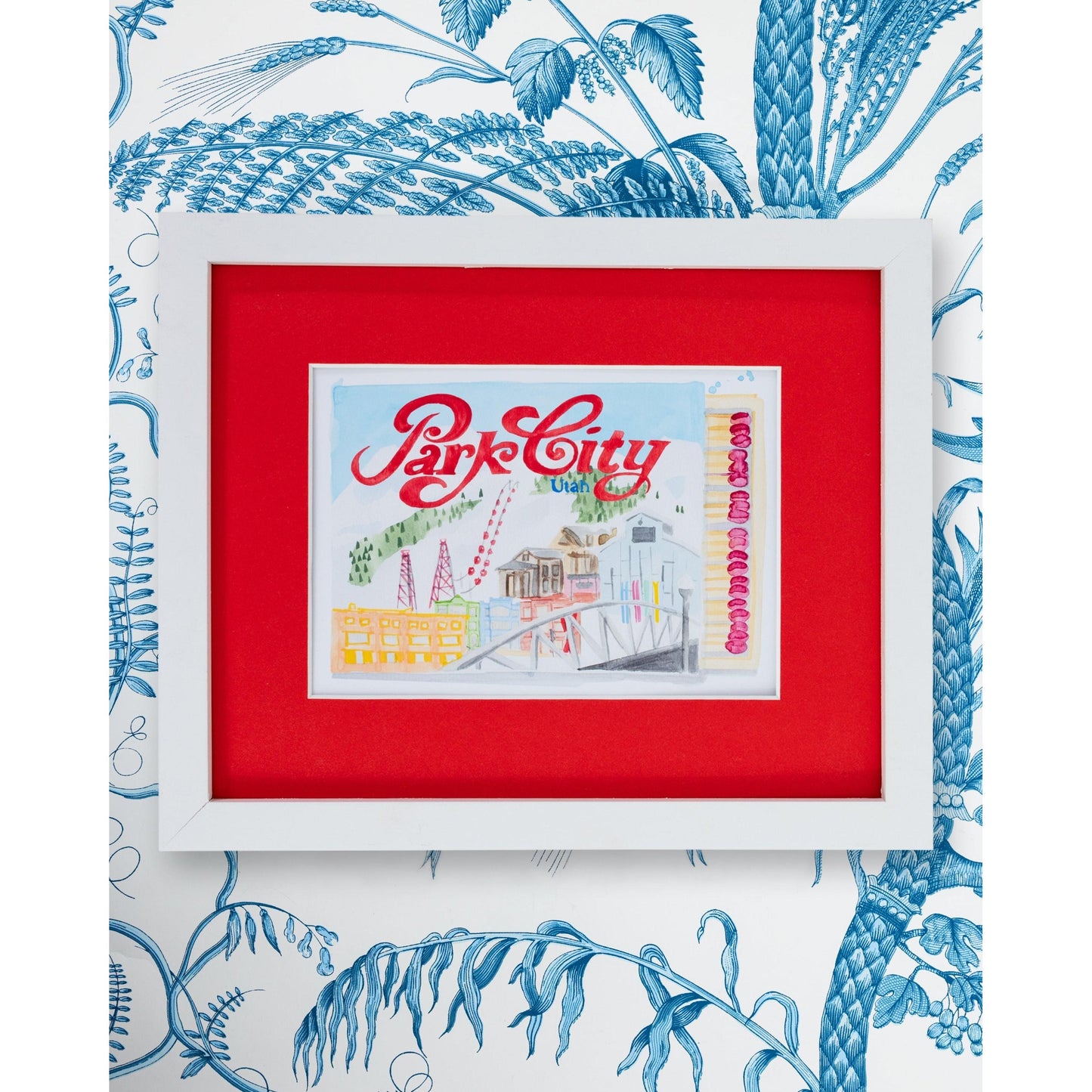 Park City Utah Matchbook Art Print