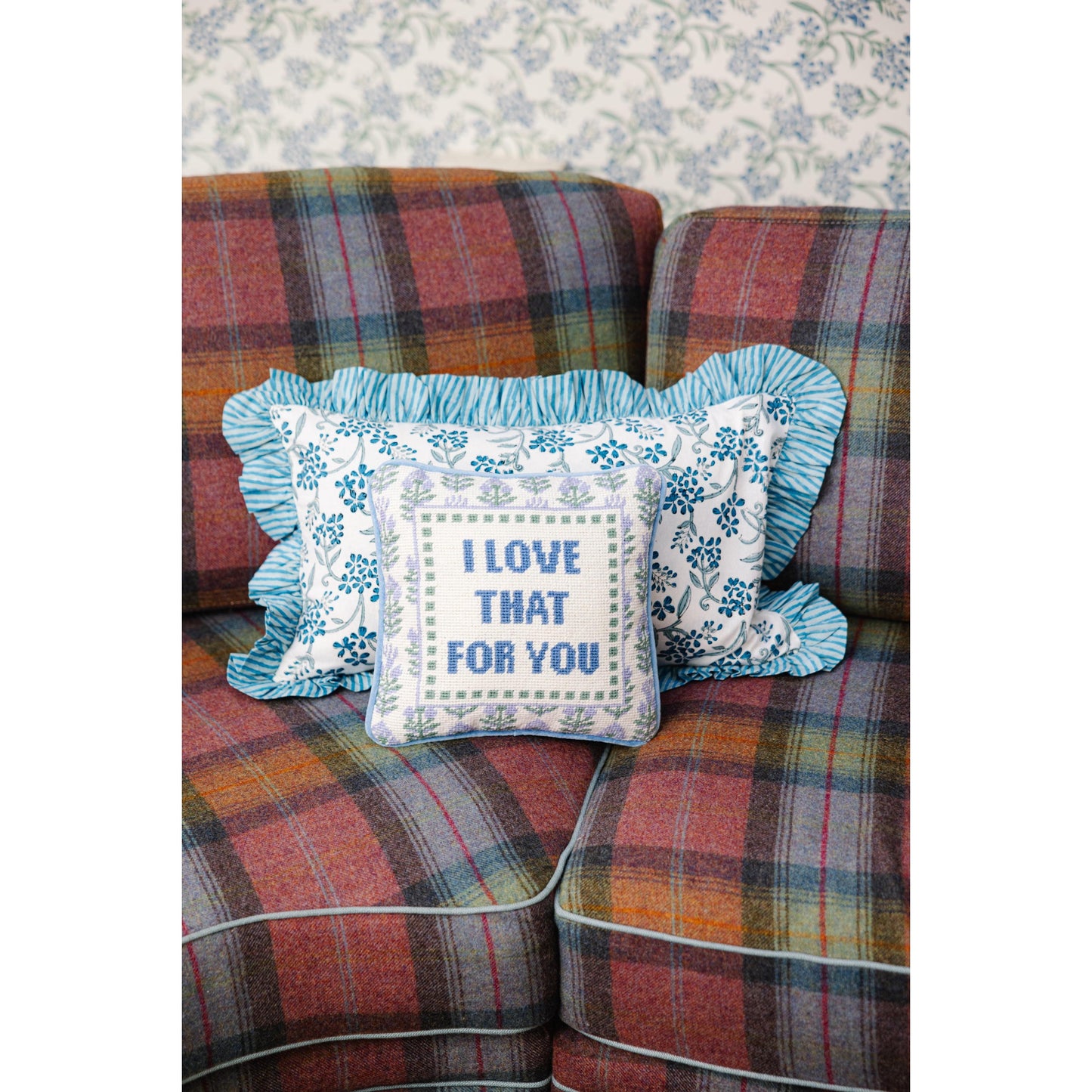 Love That for You Needlepoint Pillow