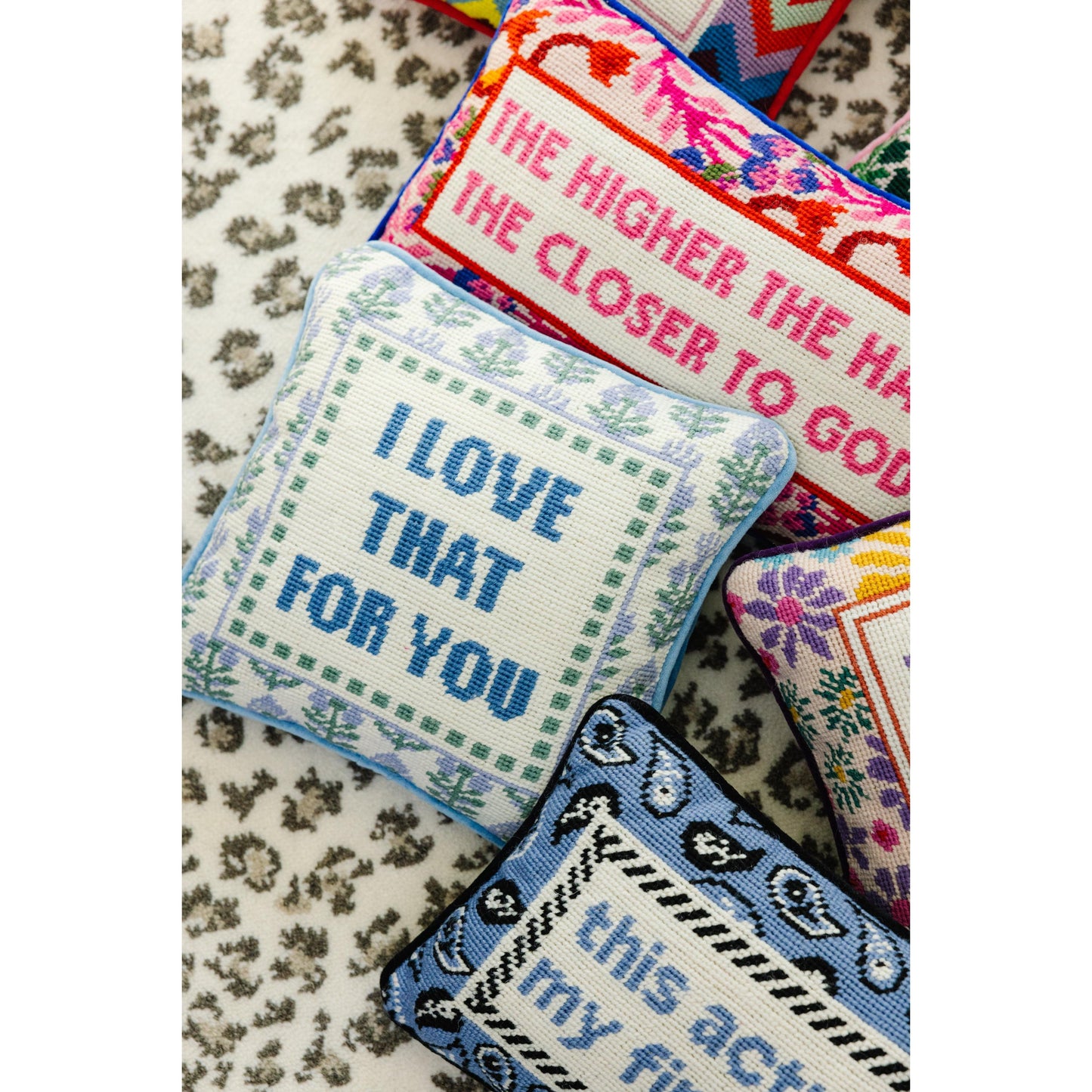 Love That for You Needlepoint Pillow