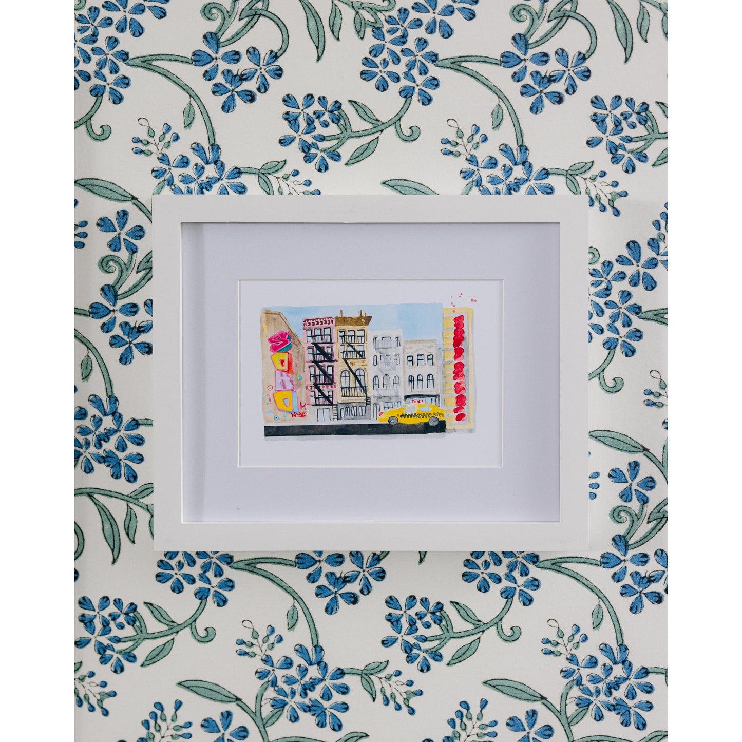 Soho Matchbook Art Print