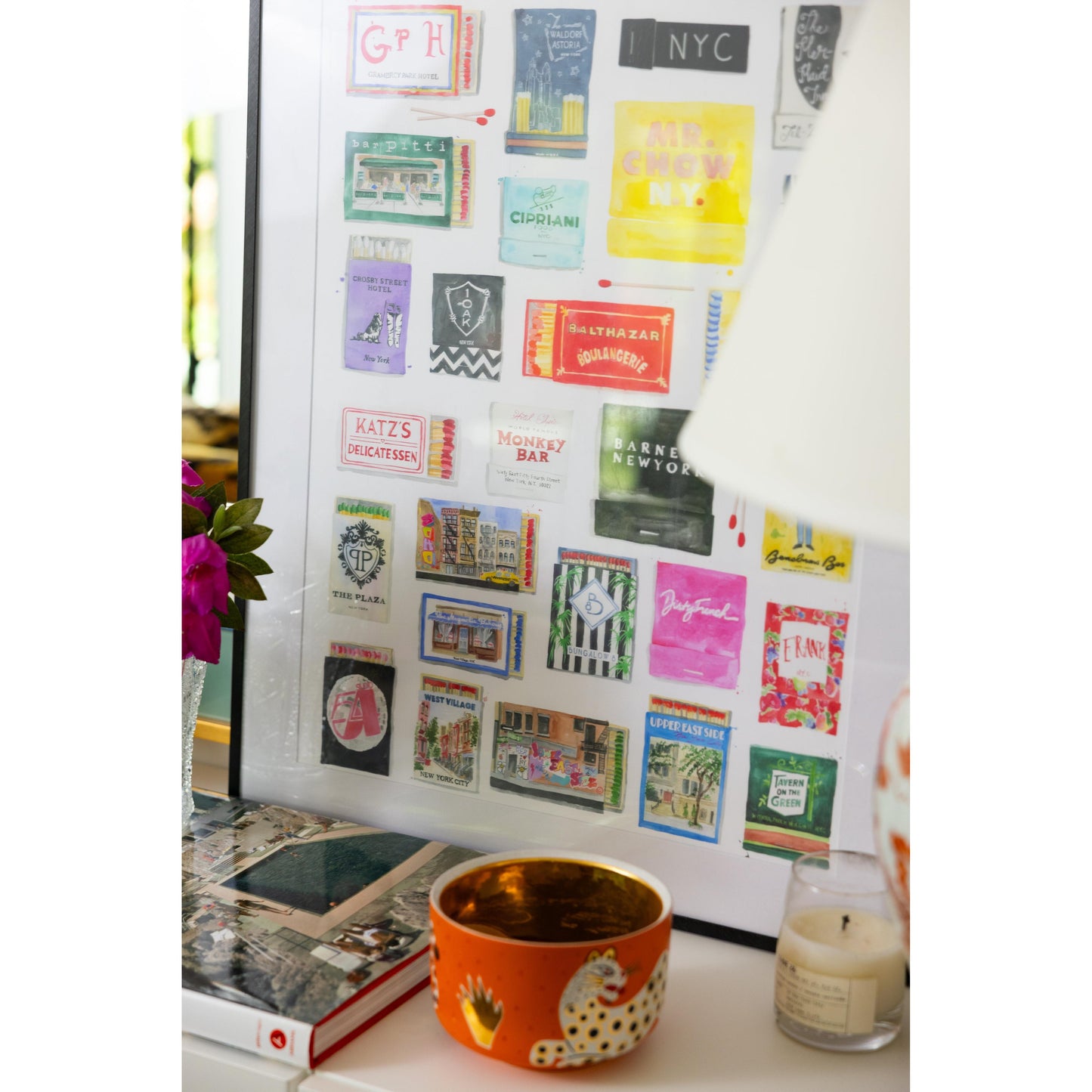 NYC Collection Matchbook Art Print