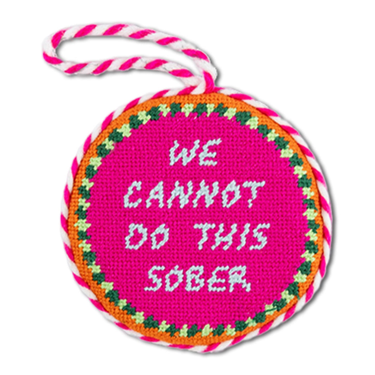 Needlepoint Ornament - Sober
