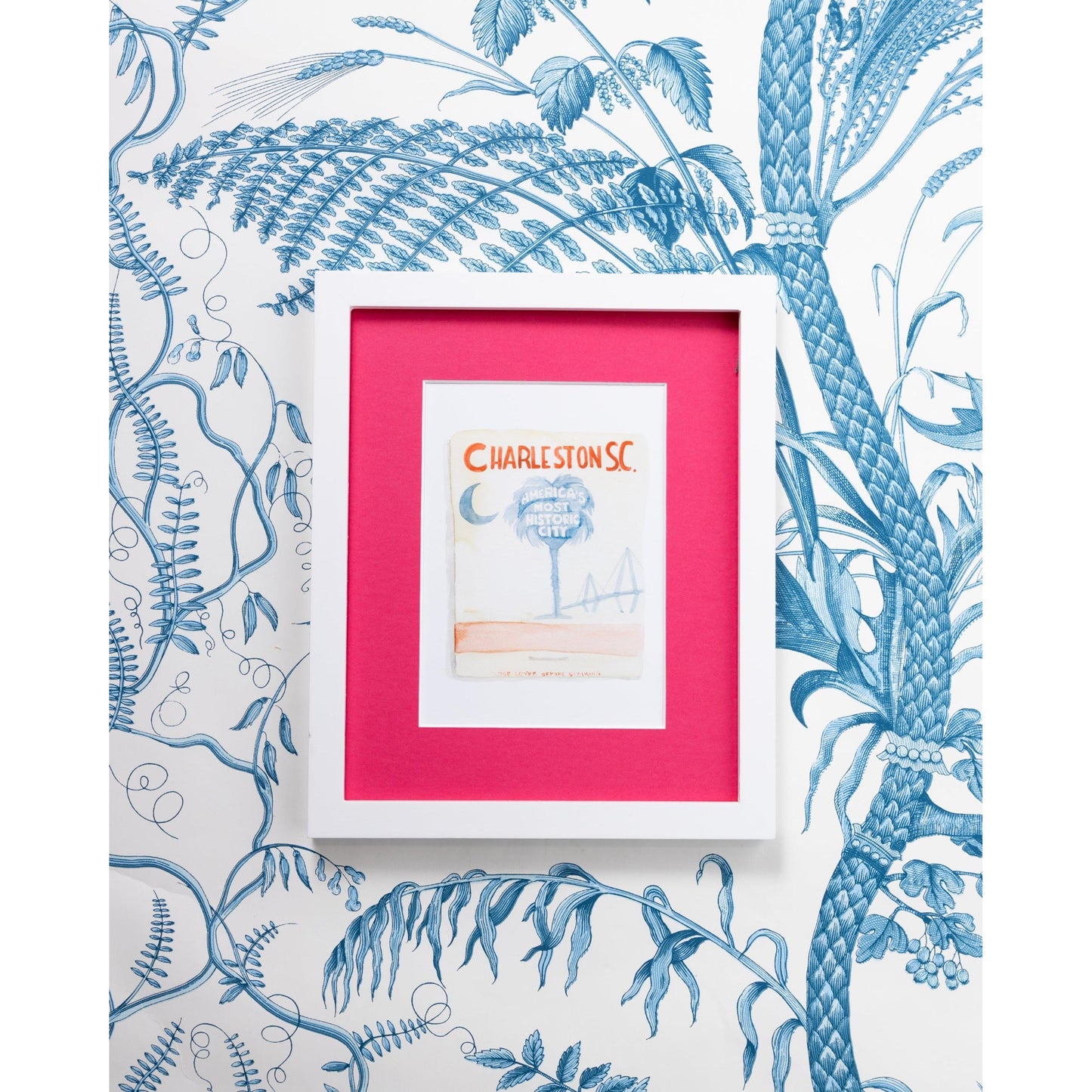Charleston Matchbook Art Print