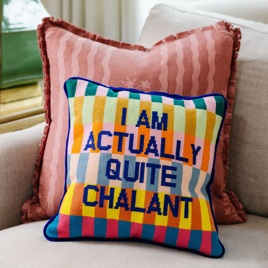 Chalant Needlepoint Pillow