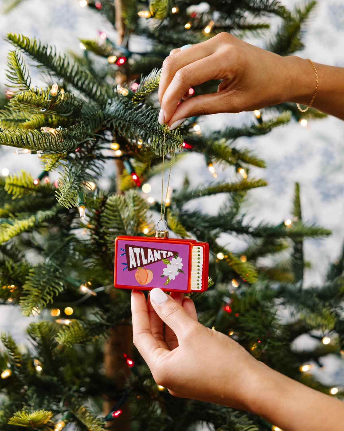 Matchbook Ornament - Atlanta