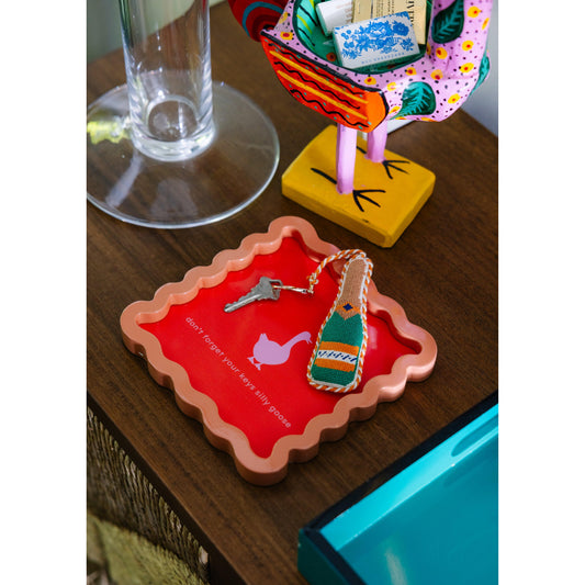 Silly Goose Lacquer Tray