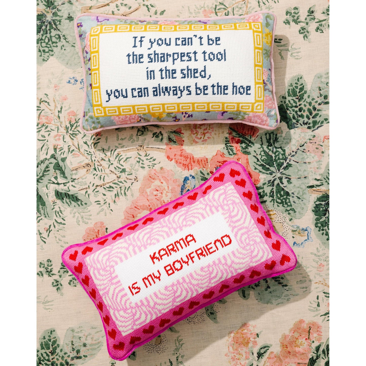 Sharpest Tool Needlepoint Pillow
