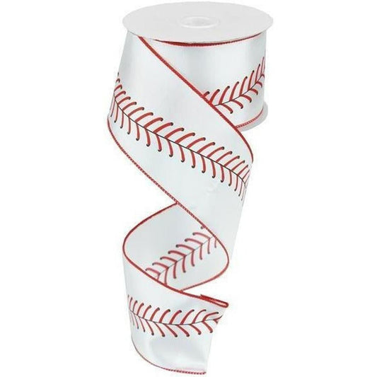 2.5" Baseball Stitching Ribbon (10 Yards)