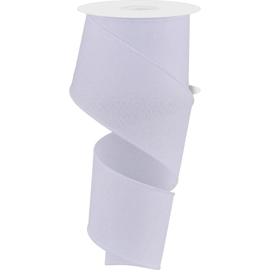 2.5" Crystal Shine Ribbon: White (10 Yards)