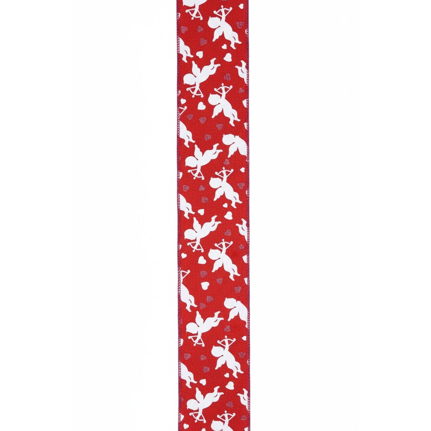 2.5" Cupid on Royal Ribbon: Dark Red (10 Yard)