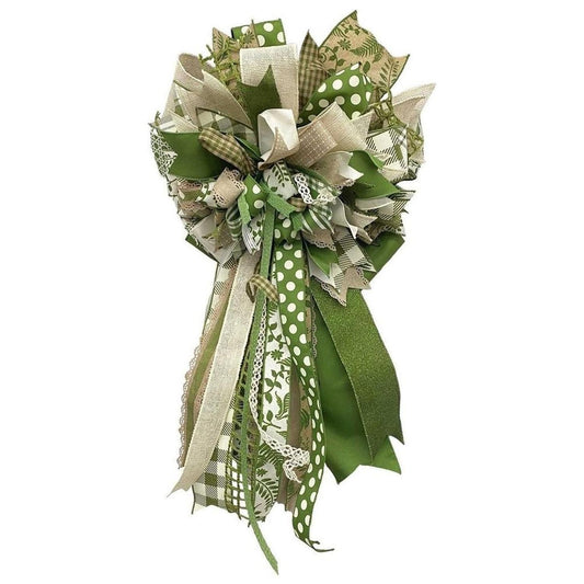 2.5" Diagonal Weave Ribbon: Moss Green (10 Yards)