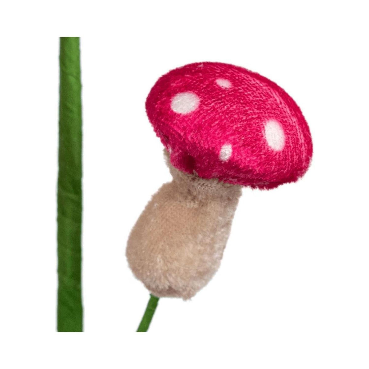 26" Polka Dot Mushroom Spray: Pink