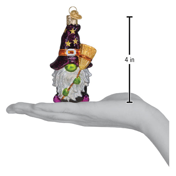 Witch Gnome Ornament