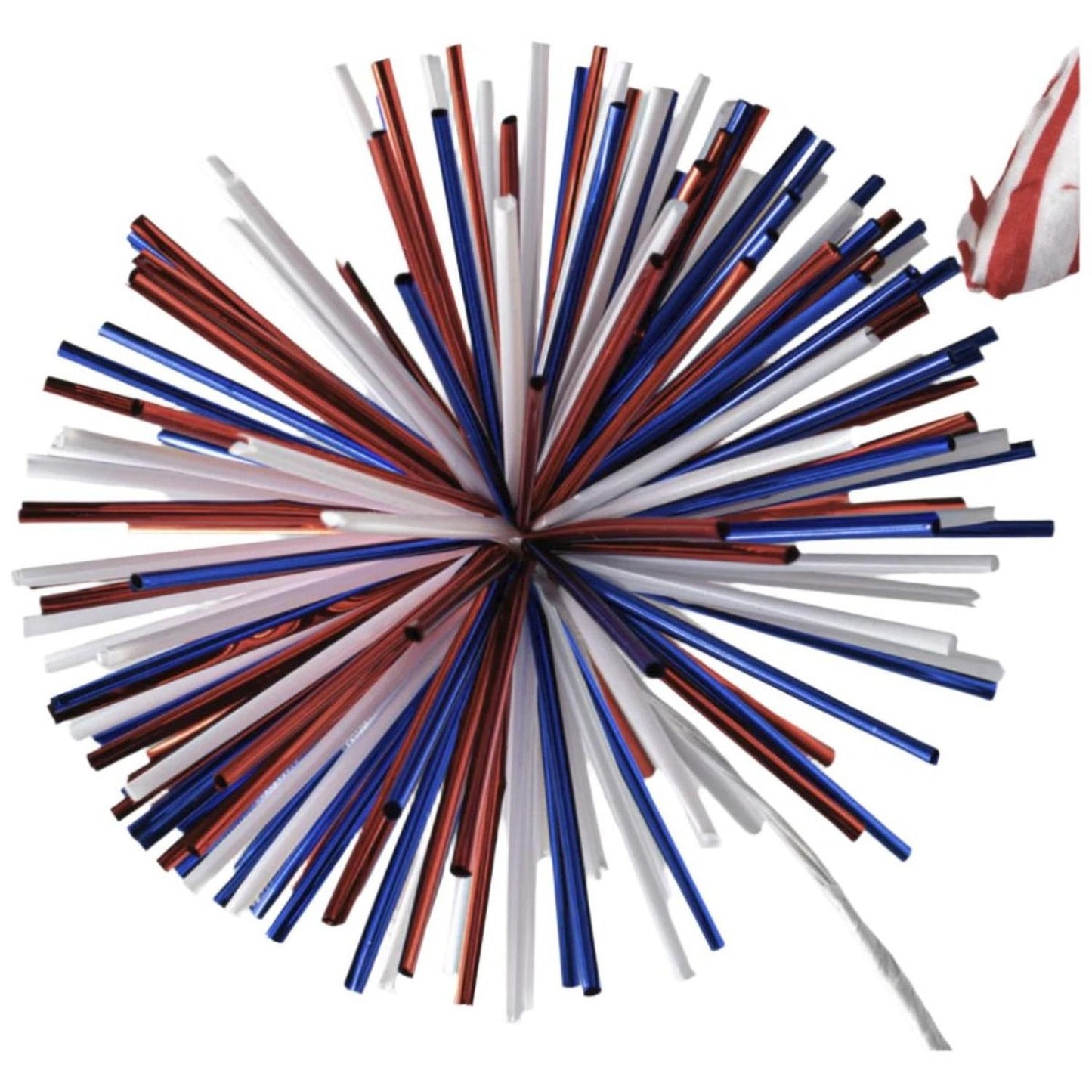 28" Patriotic Fabric Stars Starburst Spray