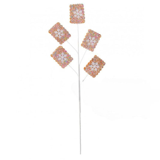 28" Snowflake Sprinkle Sandwich Cookie Spray