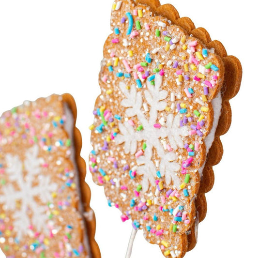 28" Snowflake Sprinkle Sandwich Cookie Spray